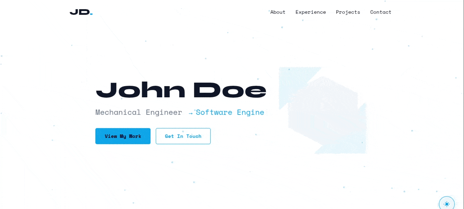 Animated portfolio preview 4